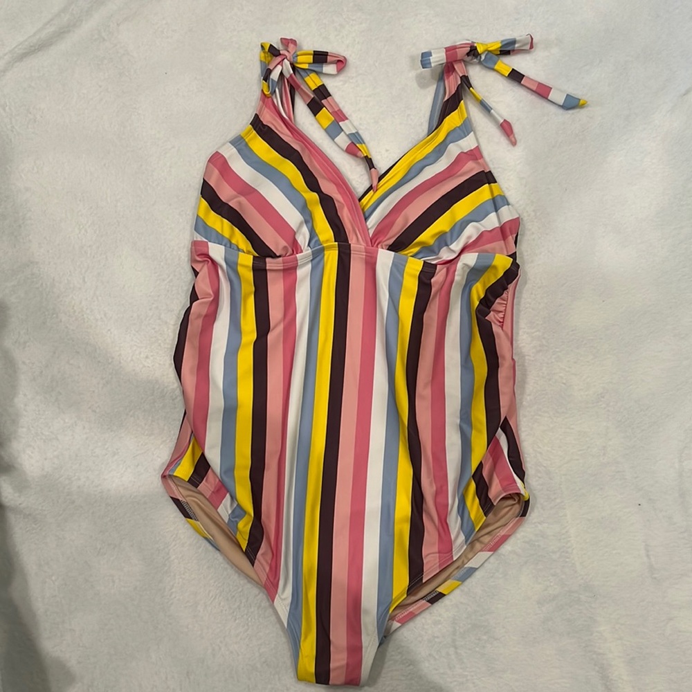 Isabel Maternity one piece swim suit. Size large.